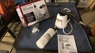 How To Bleed Brakes Easy! - Harbor Freight Pneumatic Brake Fluid Bleeder