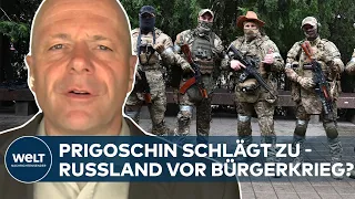 PUTINS KRIEG: Dynamische Lage in Rostow - Wagner-Chef eskaliert Streit mit Moskau | WELT Analyse