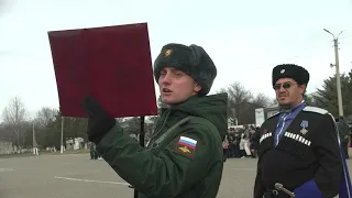 Принятие Военной присяги военнослужащими молодого пополнения в Ставропольском крае. Осенний призыв