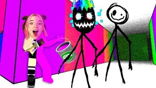 НАЙДИ ЦВЕТ или УМРИ в ROBLOX 😱 Color or Die Роблокс ! ГАДГИВН и РИВИ