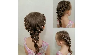 French braids - Hairstyle for every day!  Французские косы - Прическа на каждый день!