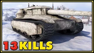 T28 Concept - 13 Kills - 1 VS 5 - World of Tanks Gameplay