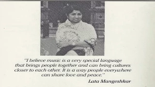 Lata Mangeshkar - You Needed Me