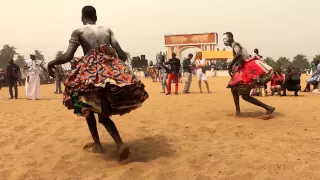 Voodoo dance at festival in Ouidah 10 January 2015, Benin