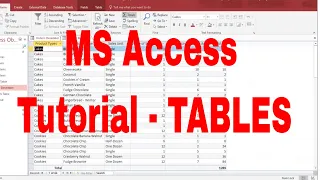 MS Access Tutorial in Tamil | MS Access Table creation - Part - 1