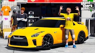 РЕАЛЬНАЯ ЖИЗНЬ В GTA 5 - ПРАНК НАД ГАРВИНОМ! СПРЯТАЛ ЕГО NISSAN GTR НА ЗАБРОШЕННОЙ ПАРКОВКЕ! 🌊ВОТЕР