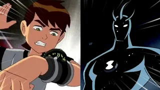 as transformações do força alienígena no Ben 10 clássico