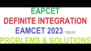 EAPCET DEFINITE INTEGRATION /EAMCET