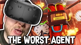 THE WORST AGENT EVER!! - I EXPECT YOU TO DIE!! (HTC Vive)