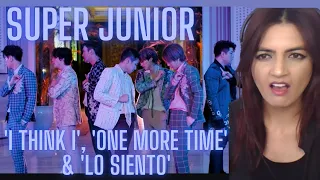 SUPER JUNIOR - I THINK I [Korean & Japanese ver], ONE MORE TIME AND LO SIENTO - Reaction Video