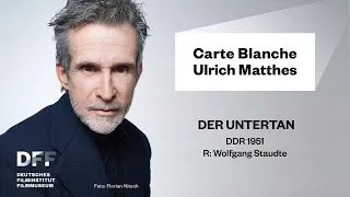 CARTE BLANCHE: ULRICH MATTHES //  DER UNTERTAN 1951