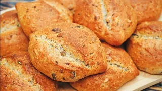 Healthy Multi-grain rolls! Easy bread recipe