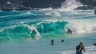 SUMMERTIME FUN AT SANDY BEACH SHOREBREAK!