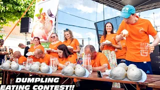 Dumpling Eating Contest 2022 | Giant Sweet Dumplings | Competitive Eating