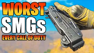 The WORST SMG in Every Call of Duty