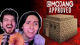 Reacting to Beating Minecraft the way Mojang intended it