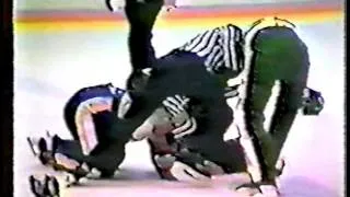 Baumgartner vs. Randy Hoffart WHL 84-85