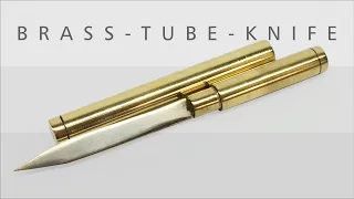 Brass Tube Knife