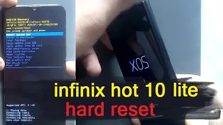 Infinix Hot 10 lite  X657B  hard reset Factory
