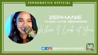 ZEPHANIE sings "When I Look At You" LIVE! | Zephanie Live Sessions