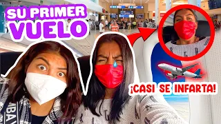 ✈️ MI HERMANA SE SUBE A UN AVION POR PRIMERA VEZ😱 CASI SE DESMAYA 🤪 |CONNY MERLIN