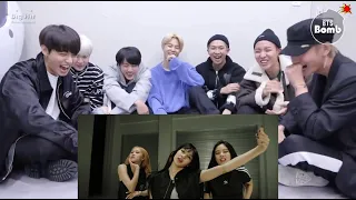 BTS REACTION TO BLACKPINK 'SHUT DOWN' DANCE PRACTICE VIDEO