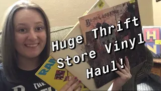 Huge Thrift Store Vinyl Haul!