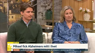 Mikael dog i Alzheimers – familjen har spridit kunskap om sjukdomen… | Nyhetsmorgon | TV4 & TV4 Play