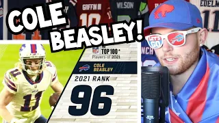 Rugby Player Reacts to COLE BEASLEY (WR, Buffalo Bills) #96 The Top 100 NFL Players of 2021!