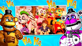 Freddy and Funtime Freddy REACT to FNAF ANIMATIONS