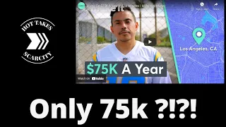 Living in Los Angeles with 75k a year?! Hot Takes EP. 2