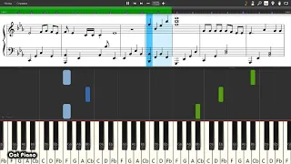 Jasmine Thompson  - Let Her Go - Passenger - Piano tutorial and cover (Sheets + MIDI)