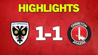 HIGHLIGHTS • Wimbledon 1-1 Charlton (April 2022)