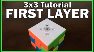How to Solve the 3x3 Rubik's Cube - First Layer - Beginner Method