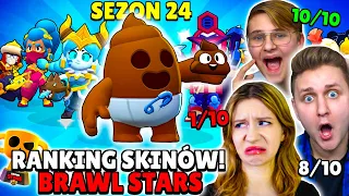 NAJLEPSZY SKIN (TOP1) dla KAŻDEGO ZADYMIARZA z SEZONU 24 Brawl Stars!😲 *RANKING i TEST SKINÓW!*