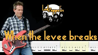 Led Zeppelin - When The Levee Breaks (Bass Tabs & Notation) By Chami's Bass