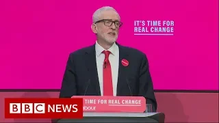 UK Election 2019: Labour Manifesto Launch - BBC News