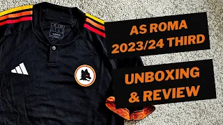 AS Roma 2023/24 third jersey Unboxing & Review