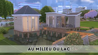 🔨Construction d'une petite maison au milieu d'un lac sur #sims4