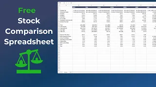 Free Stock Comparison Spreadsheet With Automatic Data [Excel & Google Sheets]