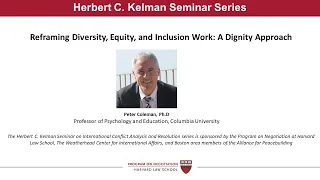 Kelman Seminar Series: The Way Out: How to Overcome Toxic Polarization