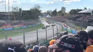 2022 Australian Grand Prix Race Start *Brabham Stand*