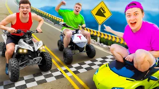 LAST TO STOP RIDING WINS $10,000 (Mini Jeep vs. ATV)