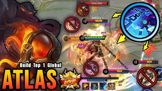 Chain Them All!! Super Annoying Tank Atlas NonStop Ganking!! - Build Top 1 Global Atlas ~ MLBB