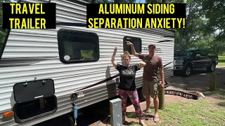 How to Repair the Aluminum Siding On Your Travel Trailer! DIY!