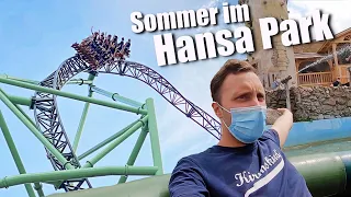Wir zeigen euch Deutschlands einzigen Freizeitpark am Meer! | Hansa Park 2021 | Vlog #249