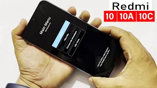 Redmi 10/10A/10C  - HARD RESET/ FORGOT PASSWORD LOOK