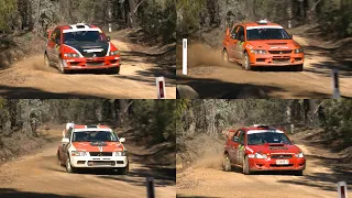 Rally Comparison - EVO vs EVO vs EVO vs WRX