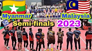 မြန်မာ မလေးရှား ဆီမီးဖိုင်နယ် Myanmar V Malaysia Semi Final 36th King's Cup Sepaktakraw Championship