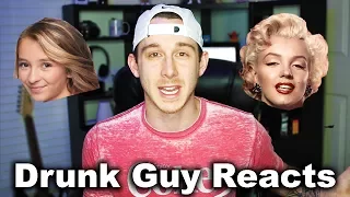 Dr*nk Guy Reacts To (Danielle Cohn - Marilyn Monroe) Music Video